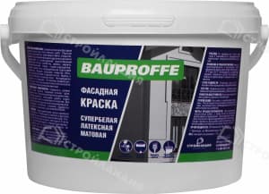 Краска фасадная латексная BAUPROFFE (3кг)