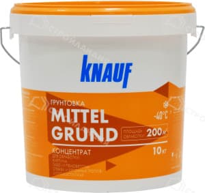 Грунтовка концентрированный KNAUF Миттельгрунд 10 кг