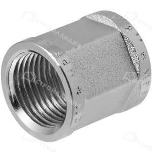 Муфта шестигранная MASTERPROF 1/2" внутренняя резьба