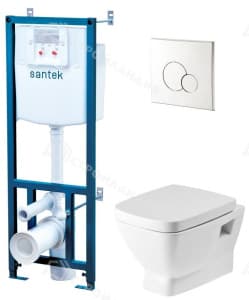 Комплект подвесной белый SANTEK Нео