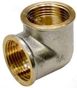 Угольник 3/4" гайка/гайка 394