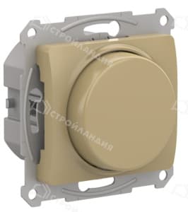 Диммер встраиваемый SCHNEIDER ELECTRIC Glossa титан 000430