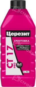 Грунтовка ЦЕРЕЗИТ CT17 PRO 1 л глубокого проникновения