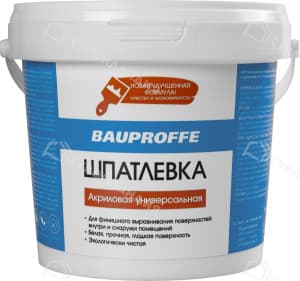 Шпатлевка акриловая BAUPROFFE белая 3 кг
