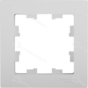 Рамка для розеток и выключателей SCHNEIDER ELECTRIC Atlasdesign одинарная белая