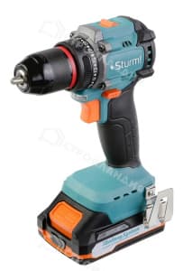 Дрель-шуруповерт аккумуляторная STURM CD1860BL 18 В 60 Н/м 2х2.0А/ч