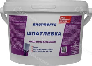 Шпатлевка маслянно-клеевая BAUPROFFE белая 3 кг