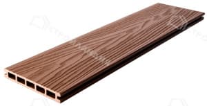 Террасная доска T-DECKS PREMIUM 3D light 3 м орех без обработки