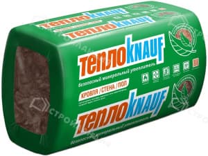 Утеплитель стекловолоконный KNAUF ТS036 для кровли и стен 16х50х610х1230 мм 12 м2 0,6м3