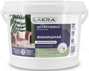 Шпатлевка латексная финишная ЛАКРА белая 3 кг