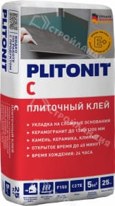 Клей для крупноформатной плитки PLITONIT С 25 кг