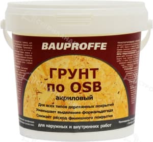 Грунтовка BAUPROFFE 0,9 кг акриловая для OSB-плит