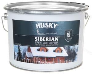 Грунтовка деревозащитная HUSKY SIBERIAN 9 л