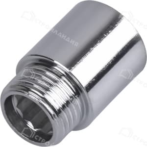Гайка удлинитель 1/2" 25 мм хром 731/123993