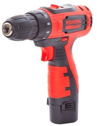 Шуруповерт аккумуляторный REDVERG Базовый/Basic SD12LE/2-2 Li-ion 20Нм 12.0В 2х1.5Ач