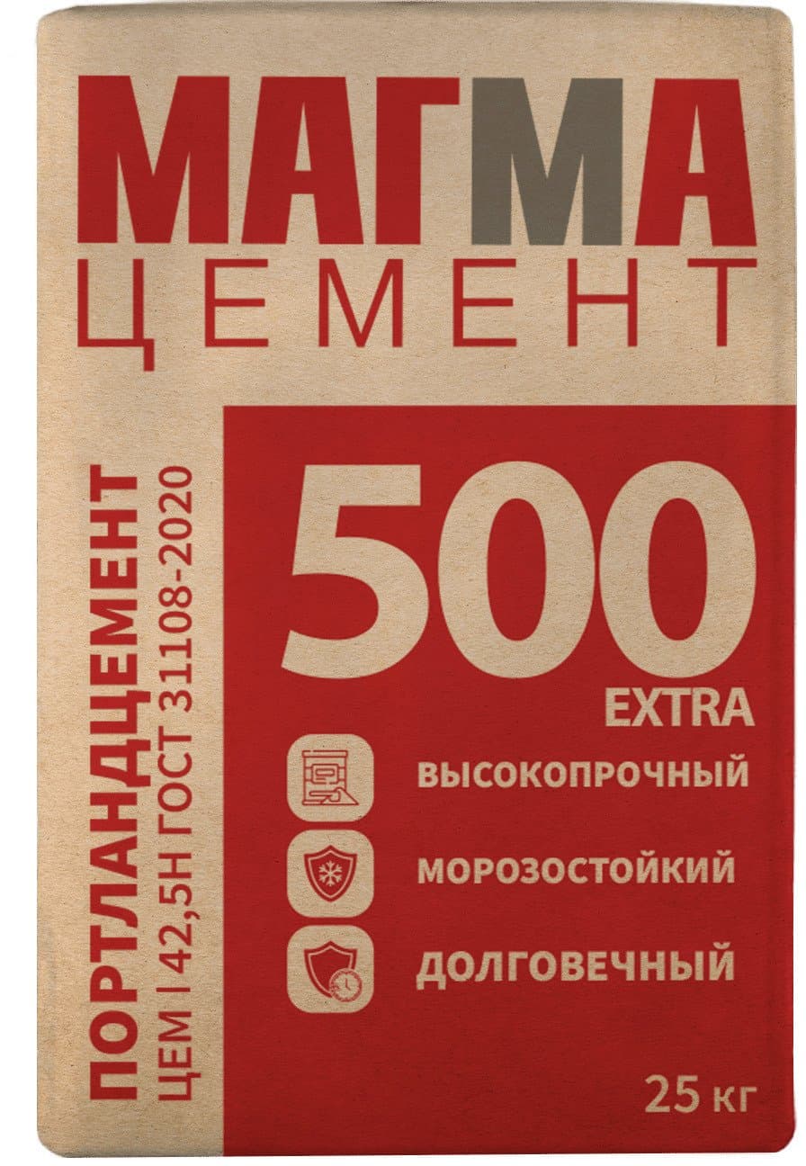 Цемент Магма ЦЕМ I 42,5Н 25кг
