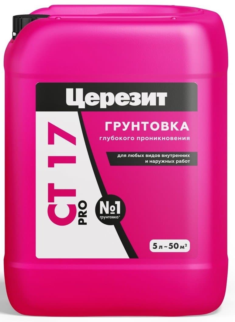Грунт глубокого проникновения Церезит CT 17 Pro (5л)