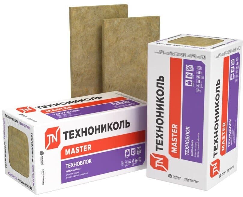 Маты Техноблок Стандарт (8 плит) 1200х600х50мм (5,76м2=0,288м3) уп